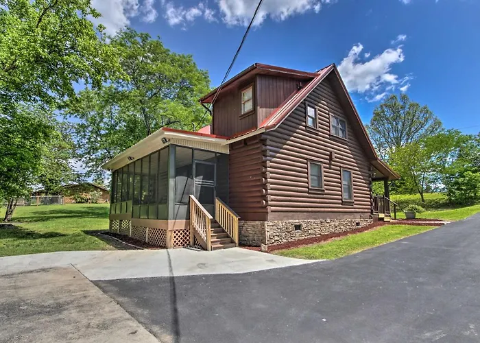 Rustic Cabin With Screened Deck 8 Mi To Dollywood